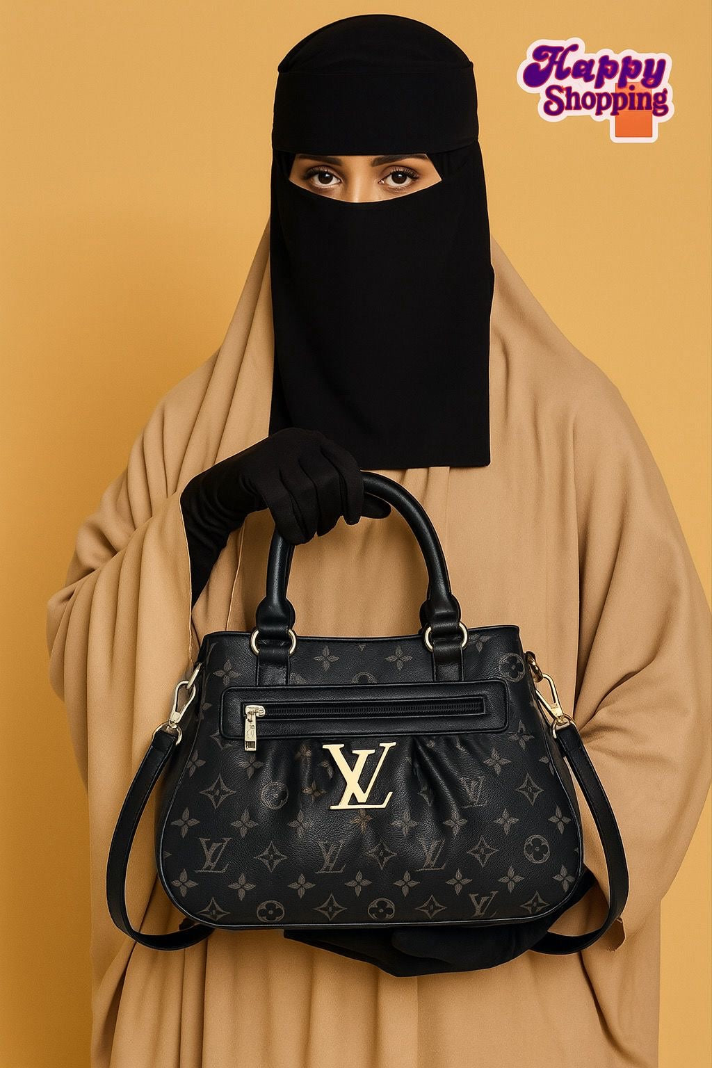 Premium Dark Black Shoulder Bag – Must-Have For Fashion Lovers