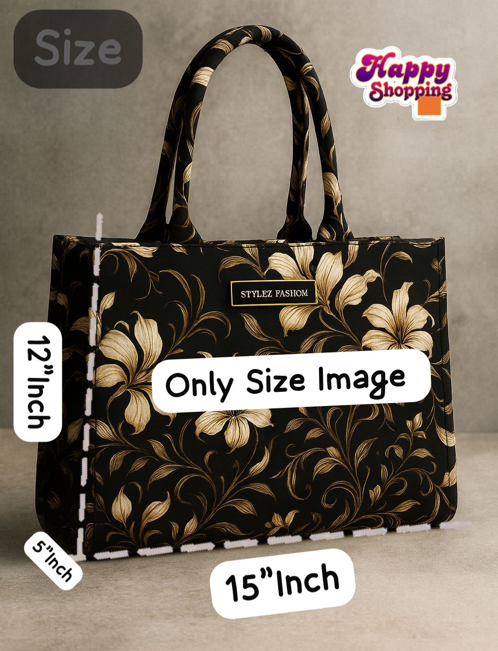 Stylez Fashion Canvas Printed Shoulder Bag