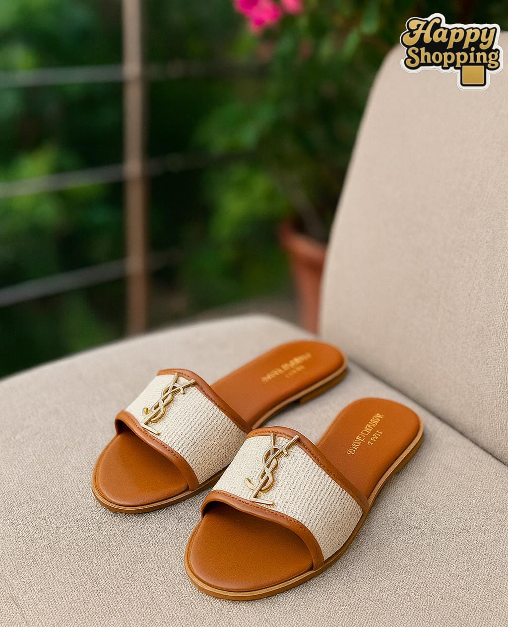 YSL Saint Laurent Premium Jutt Slipper