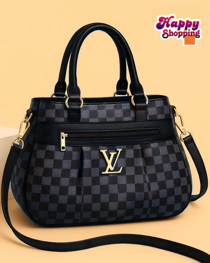 Premium Dark Black Shoulder Bag – Must-Have For Fashion Lovers