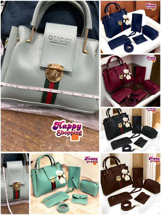 🎀 Master Quality Gucci 5 Pcs Shoulder Bag Set for Girls 🎀