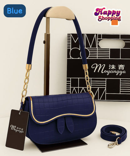 Elegant Crocodile Pattern Crossbody Bag