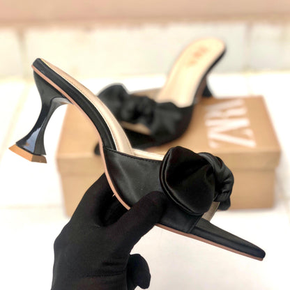 Zara Big Bow Heel