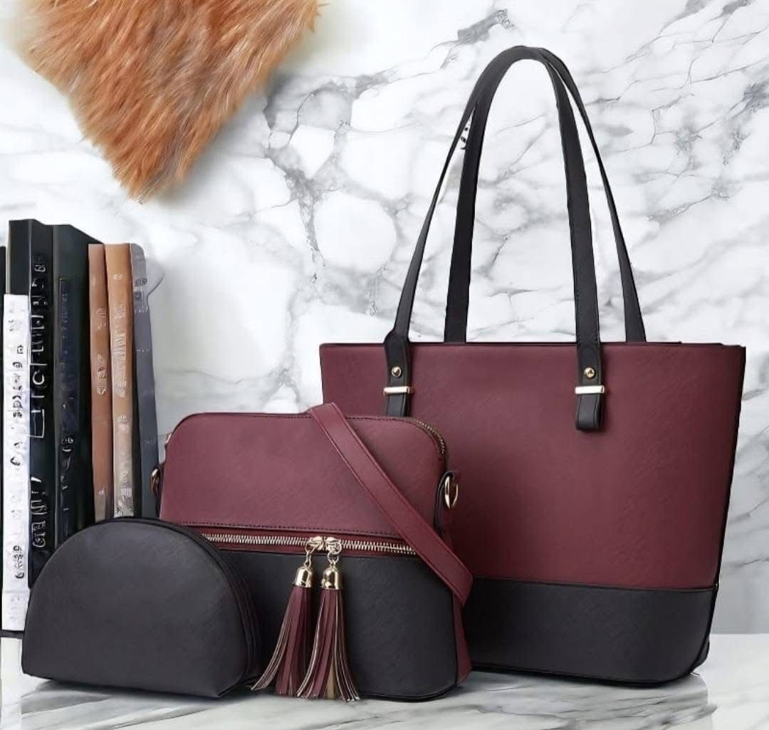 🎀 High Quality Shoulder Bag 3pcs Set For Girls 🎀