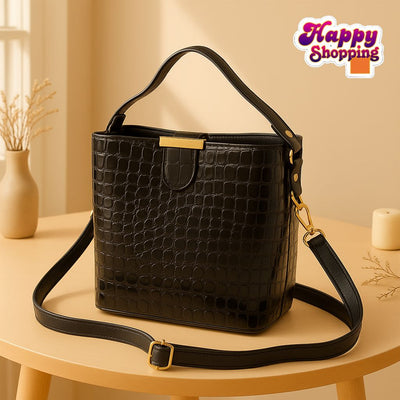 Imported-Look 3-Pocket Bag for Girls