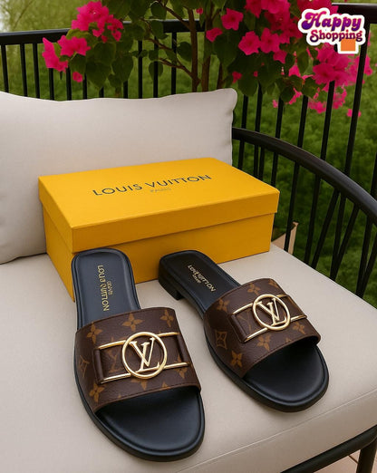 Louis Vuitton Luxury Flat Slippers