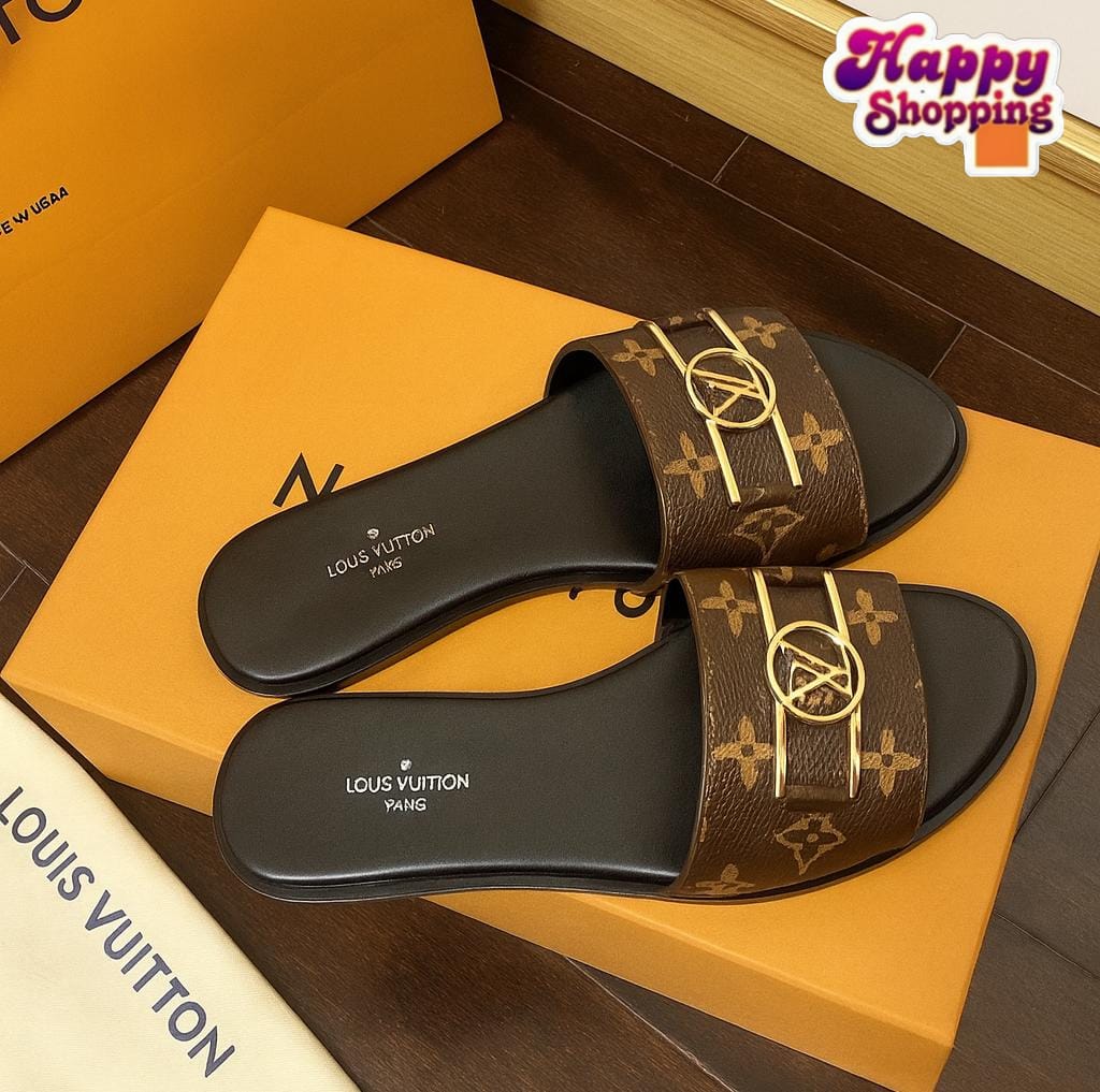 Louis Vuitton Luxury Flat Slippers