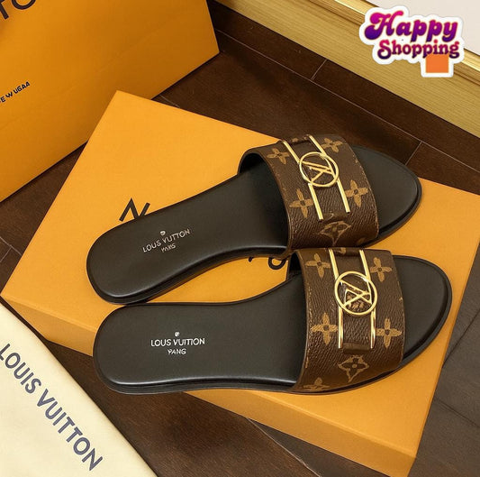 Louis Vuitton Luxury Flat Slippers