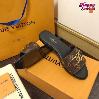 Louis Vuitton Luxury Flat Slippers