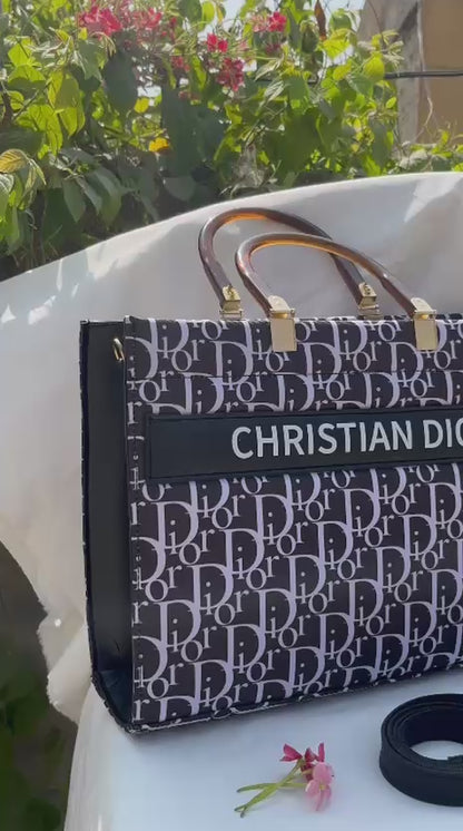 Luxury Dior Combo – Bag & Siliper Set for Effortless Elegance"