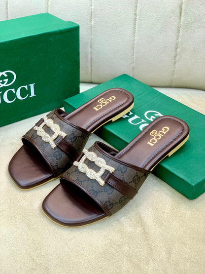 Gucci Inspired Flat Slippers