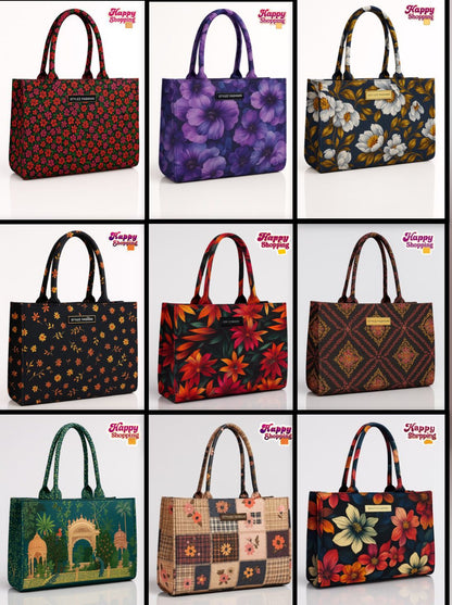 Stylez Fashion Canvas Printed Shoulder Bag
