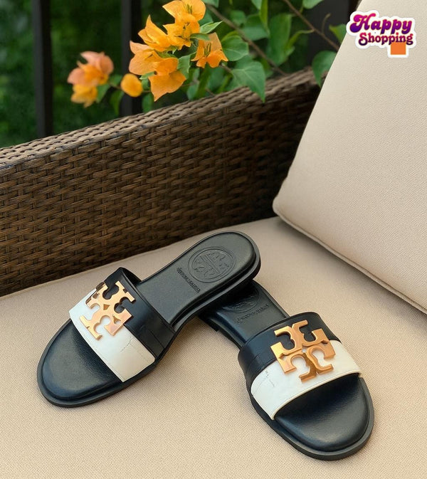 Tory Burch Flat Slippers – Premium Quality with Brand Box