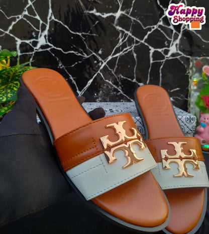 Tory Burch Flat Slippers – Premium Quality with Brand Box