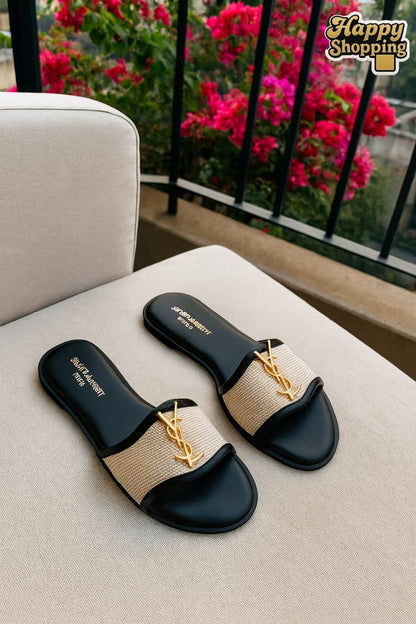 YSL Saint Laurent Premium Jutt Slipper