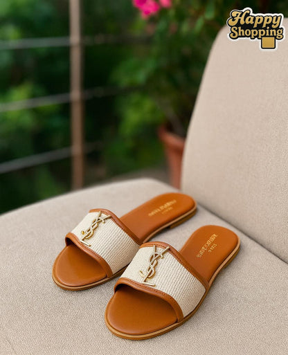 YSL Saint Laurent Premium Jutt Slipper