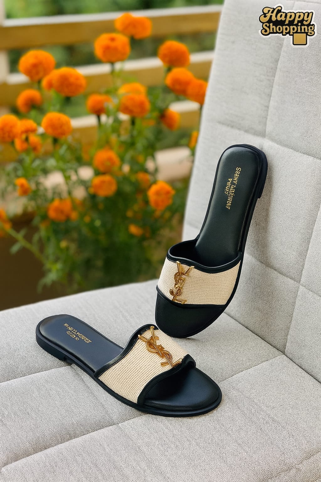 YSL Saint Laurent Premium Jutt Slipper